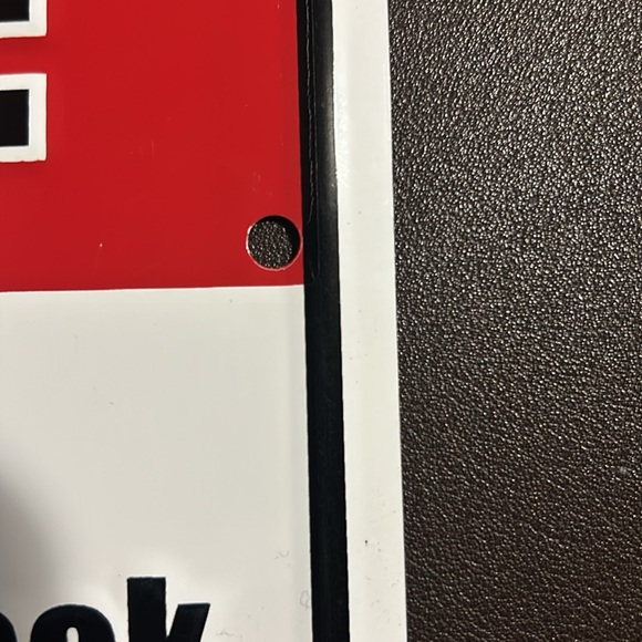 New Burglar Tin Sign shotgun - Picture 4 of 5